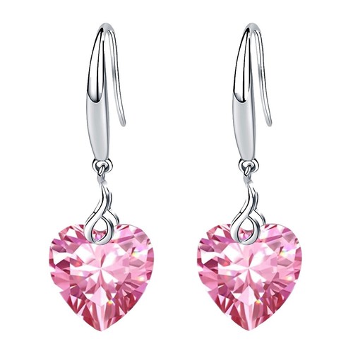 2 Pairs Pink Flamingo Earrings For Women - Hawaiian Tropical Dangle Earrings