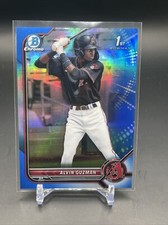 2022 BOWMAN ALVIN GUZMAN CHROME BLUE REFRACTOR /150 ARIZONA DIAMONDBACKS