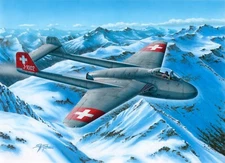 Special Hobby Models 1/72 DE HAVILLAND 100 VAMPIRE Mk.I Guardians of Neutrality
