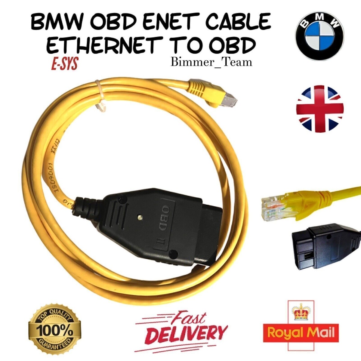 Cavo Autel Enet OBD2 Per BMW Serie F E G | Cavo Ethernet Diagnostica Per Programmazione - Foto 9