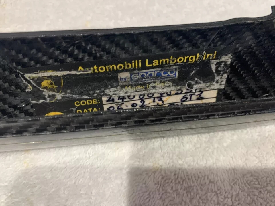 Lamborghini Aventador Rear Bumper W Carbon Fiber Diffuser & Inserts OEM 10-14 *