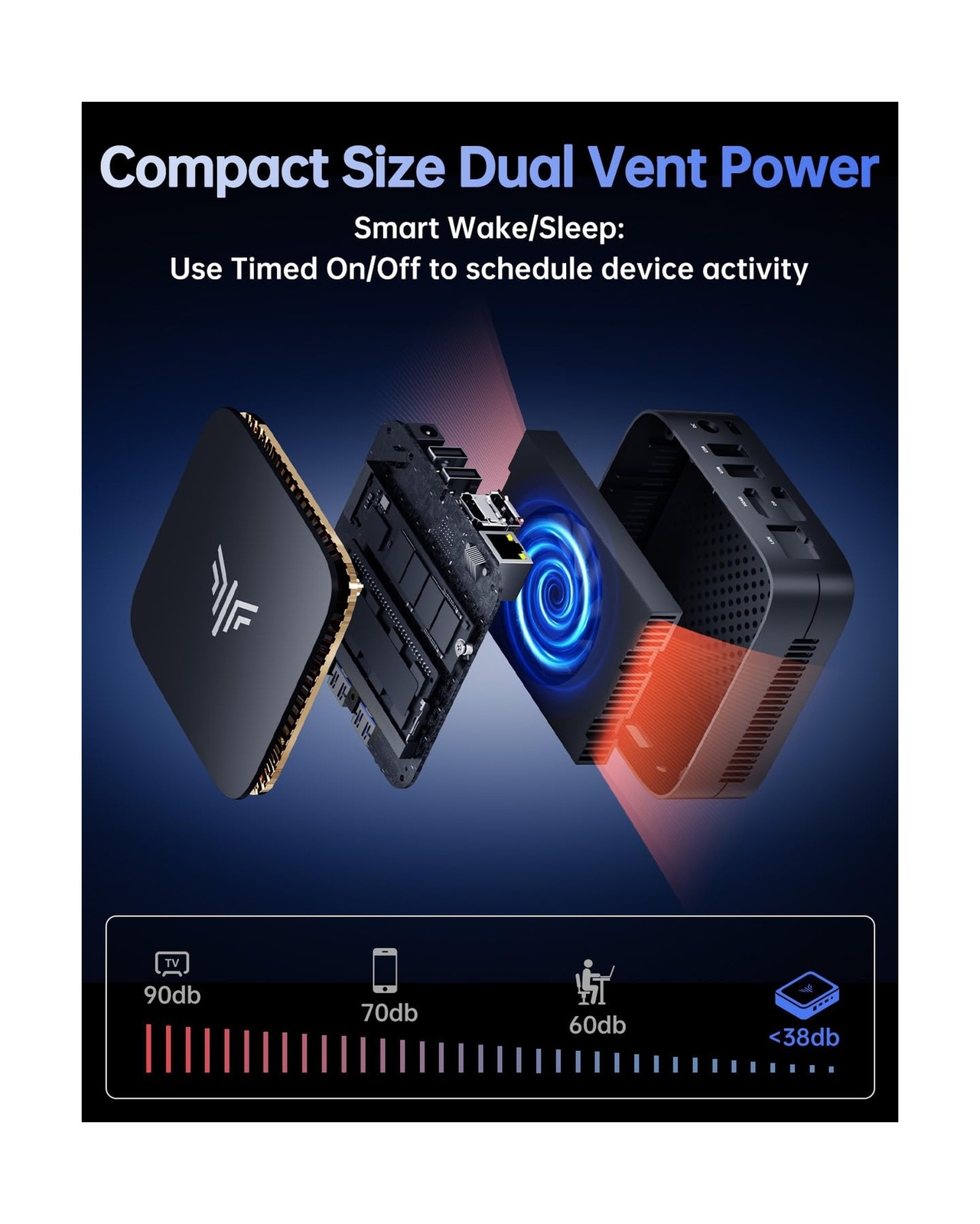 KAMRUI N150 Mini PC Windows 11 Pro, Intel Twin Lake N150 (Beat N100/N95), Ess...