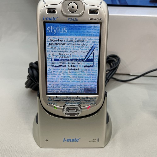 I-mate PDA 2k Ph20B Windows Pocket PC PDA Nuevo En Caja Totalmente Funcionando - Imagen 2 de 8