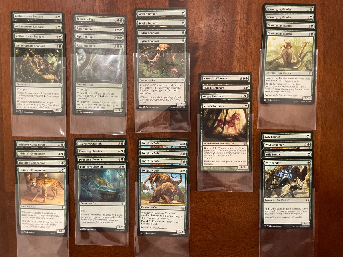 mtg green cat cards 401 Games Canada