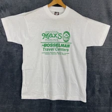 Vintage 80s Best Screen Stars Big Max Challenge Men's XL White T-Shirt NWOT