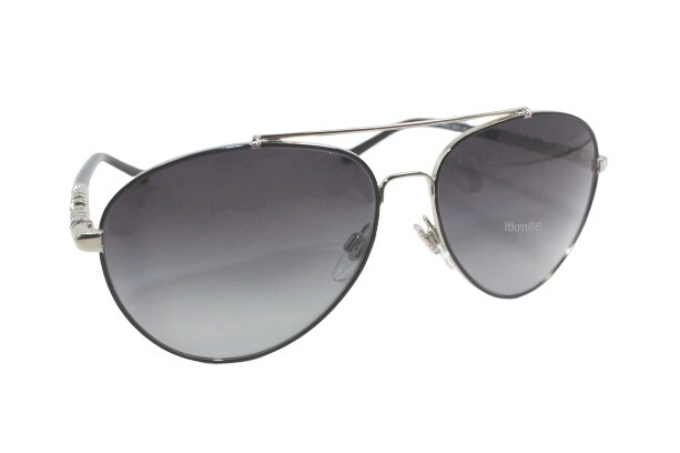 Burberry Aviator Grey Gradient Silver Double Bridge  display picture 2