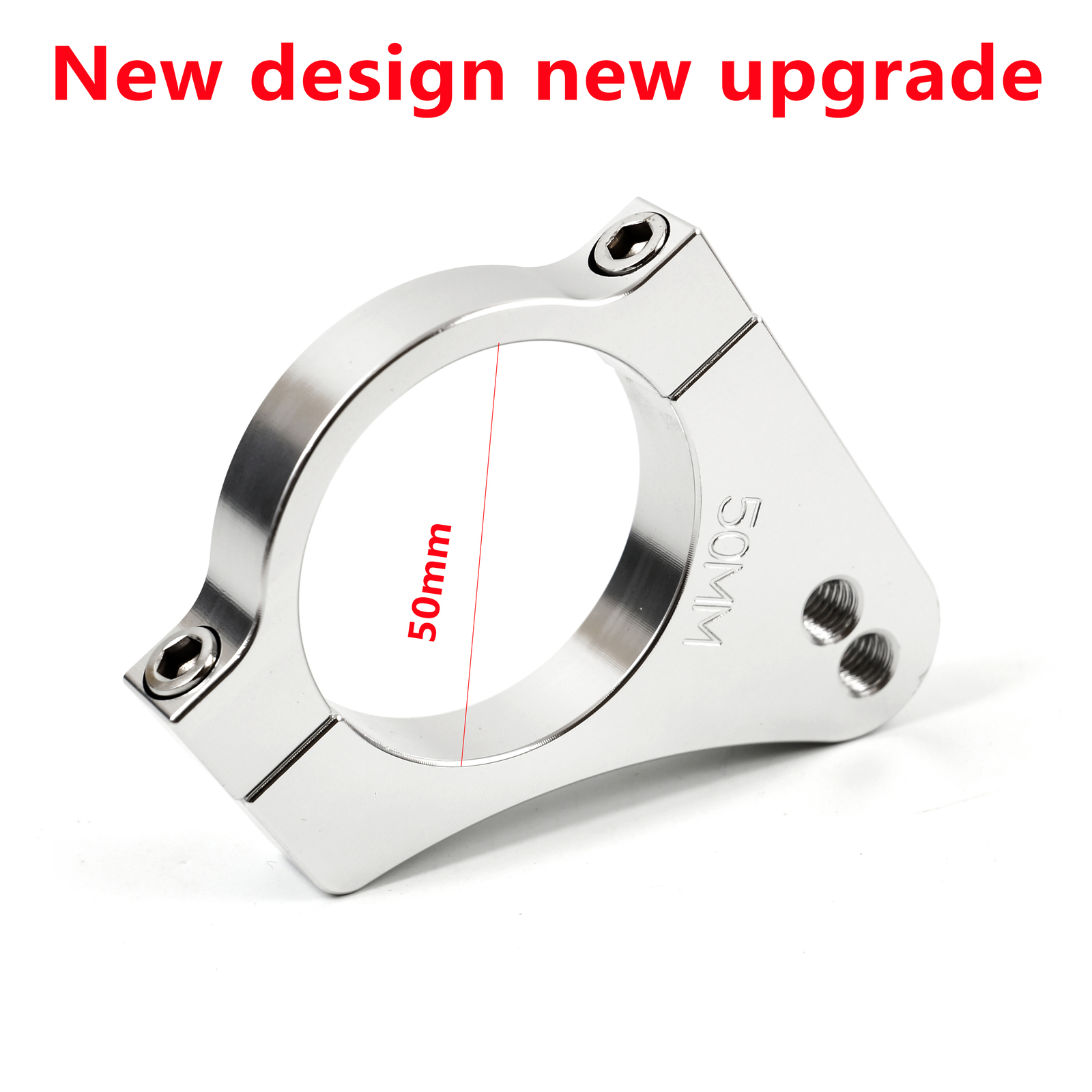 50mm Aluminum Motorcycle Steering Damper Fork Clamp Stabilizer Bracket