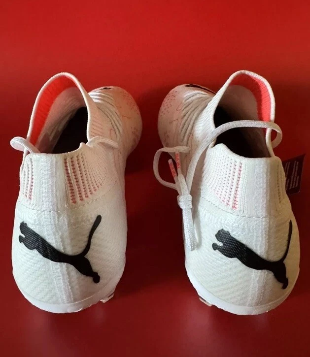Puma Women 5.5 FUTURE ULTIMATE FG/AG Soccer Cleats 107356_01 White Black Orchard - Image 4 of 4