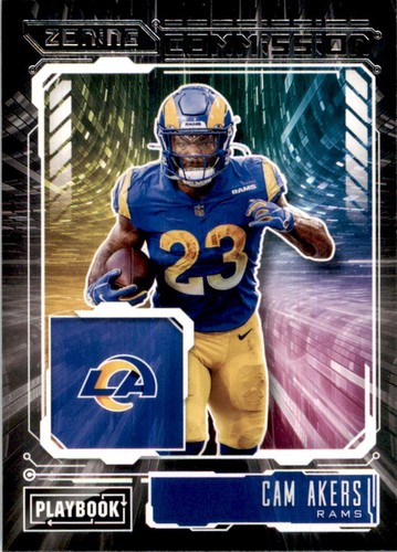2021 Panini Playbook Zoning Commission Cam Akers Los Angeles Rams #ZC ...
