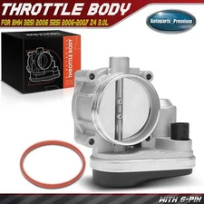 Throttle Body with Gasket for BMW 325i 2006 525i 2006-2007 Z4 2006-2008 L6 3.0L