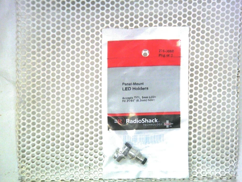 RadioShack Chrome Panel-Mount LED Holders (2-Pack)