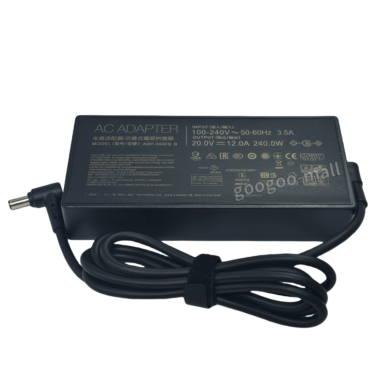 Genuine ADP-240EB B 240W 20V AC Adapter Charger for ASUS ROG Strix SCAR/Zephyrus