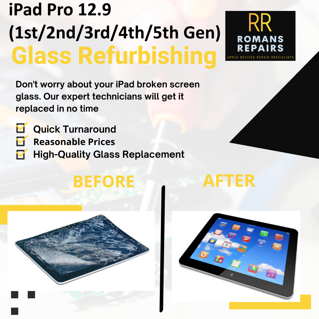 iPad Pro Front Glass Replacement Repair Service 1st/2nd/3rd