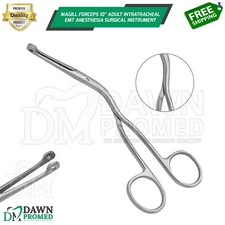 Magill Forceps 10" Adult Intratracheal EMT Anesthesia Surgical Instrument