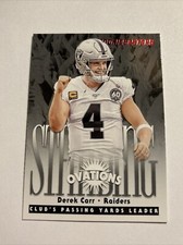 2020 Panini Rookies & Stars #SO-4 Derek Carr Standing Ovation Raiders C48