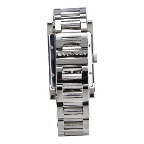 BVLGARI Rettangoro Watches RT45S Mechanical Automatic white dial mens 【Used】 - Picture 4 of 8