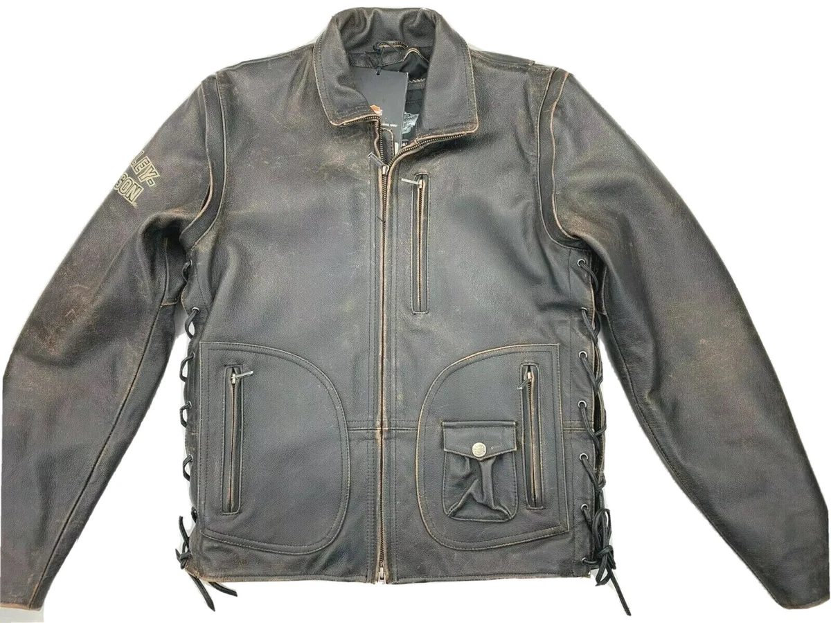 Ebay mens harley top davidson leather jackets