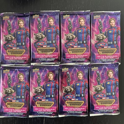 8x NEW SEALED Guardians of the Galaxy Volume 3 Packs Upper Deck
