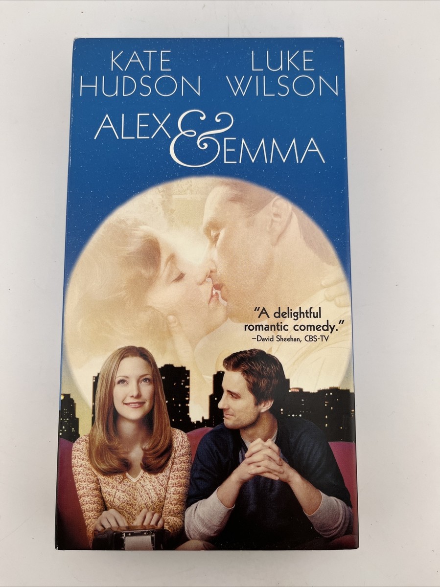 Alex and Emma (VHS, 2003) - Kate Hudson - Luke Wilson 85392838530