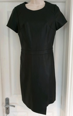 leather look dress next