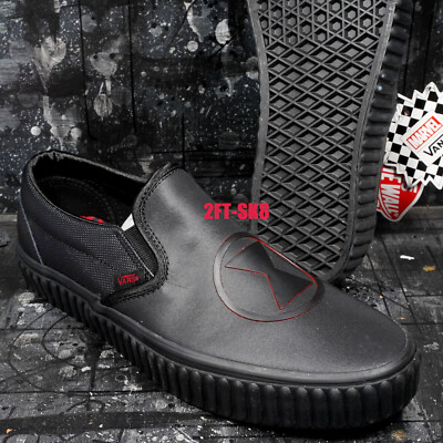 MARVEL X VANS SLIP ON BLACK WIDOW MEN'S SIZE SKATE SHOES