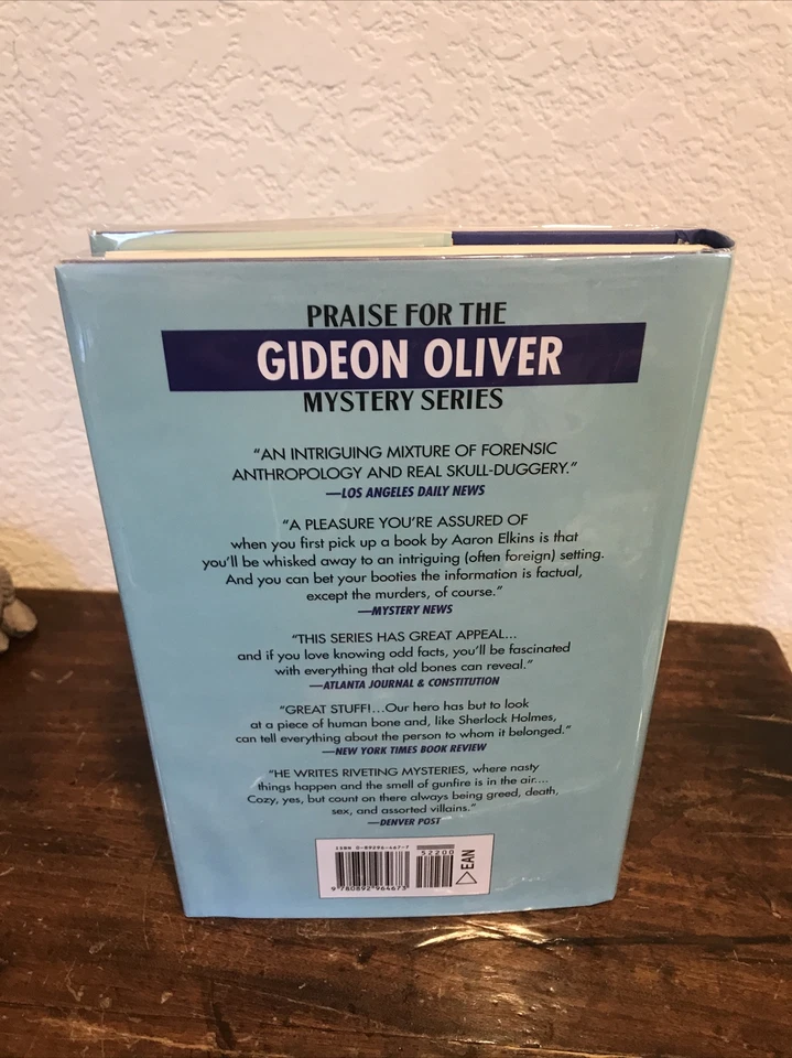 Twenty Blue Devils by Aaron Elkins *SIGNED* 1st Ed/Pr HC/DJ 1997 Gideon Oliver Foto 3 de 4