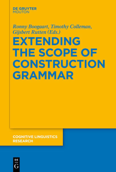 Thumbnail - Extending The Scope Of Construction Grammar | 2014 | Englisch