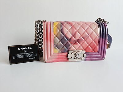 Chanel Leboy Watercolor Limited Edition Flapbag | eBay