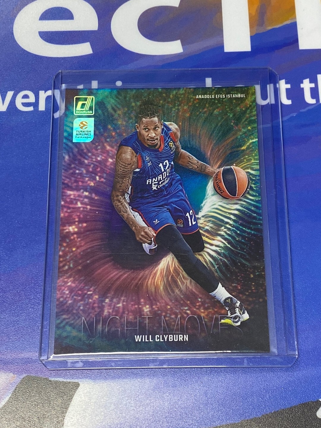 2023-24 Panini Donruss Turkish EuroLeague WILL CLYBURN night moves SSSP