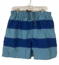 Castaways Men's Swim Trunks - Size XL Blue Pockets