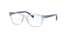RAY BAN KIDS EYEWEAR RB 1591 3807 48/16/130 PURPLE CRYSTAL BLUE FLEX HINGE