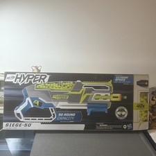 NERF Hyper Siege 50 Dart Blaster Hyper Extreme Round Capacity Up to 110 FPS 1063