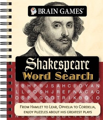 Brain Games Publications Internati Brain Games - Shakespeare Wor (Spiral Bound)