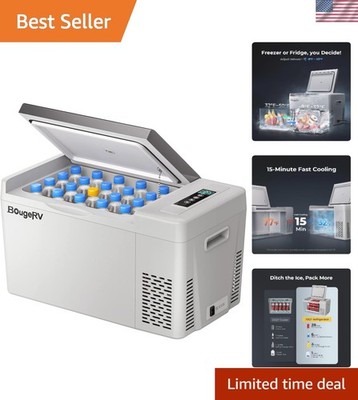 23 Quart 12V Portable Refrigerator - Fast Cooling Car Fridge for Adventurers