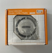 Schluter Systems Grate Drain 4" Pure Brushed Stainless Steel KDIF4GRKEBD8 - New