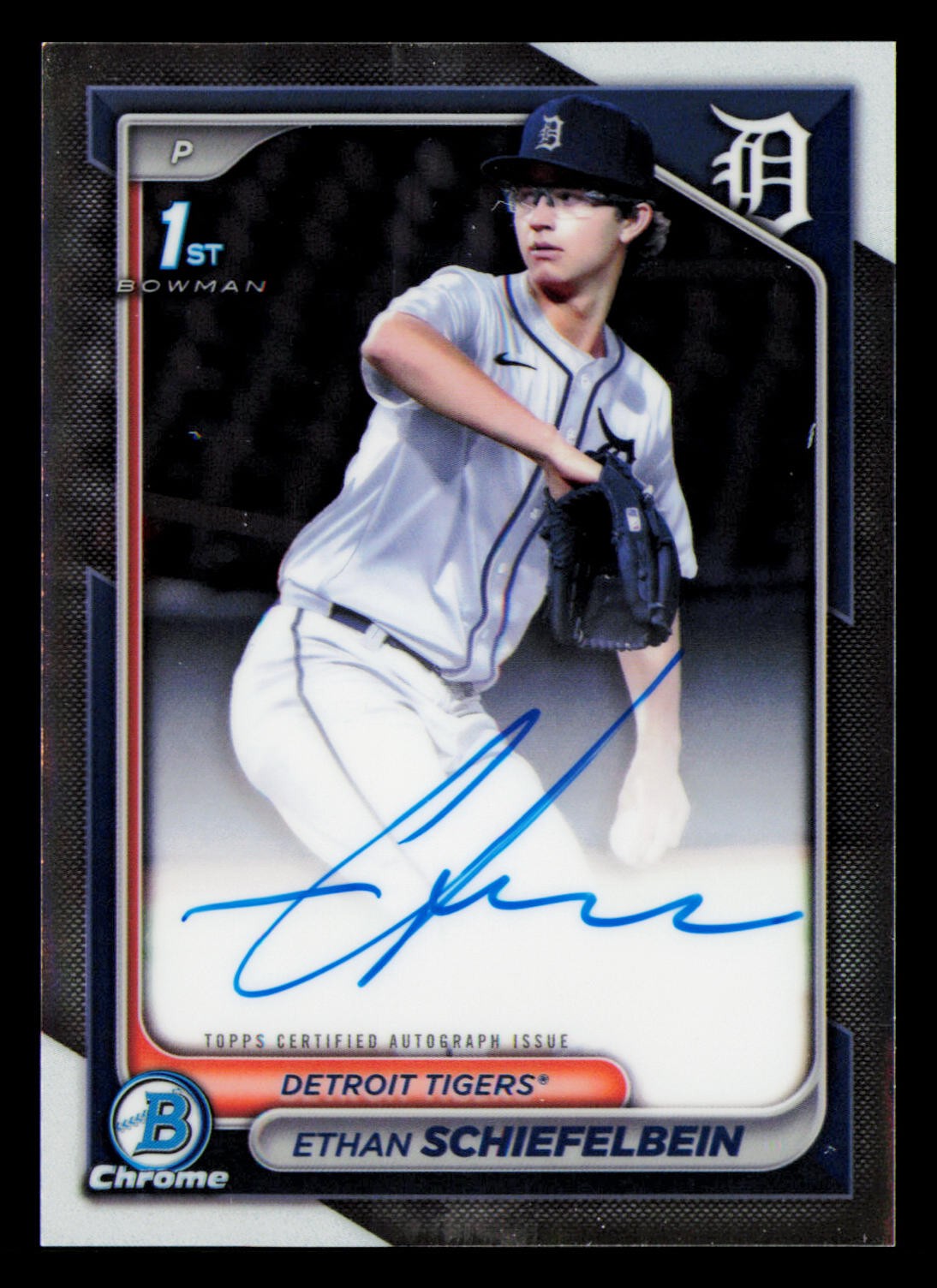 Ethan Schiefelbein 2024 Bowman Draft Chrome Prospect Autographs #CPA-ES AU