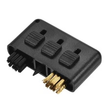 Golf Club Brush 3 in 1 Portable Retractable Dust Groove Cleaner, Black