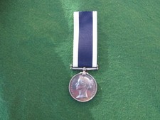 VICTORIAN RN LONG SERVICE MEDAL TO GEO DUNN BOATSWAIN HM COAST GUARD