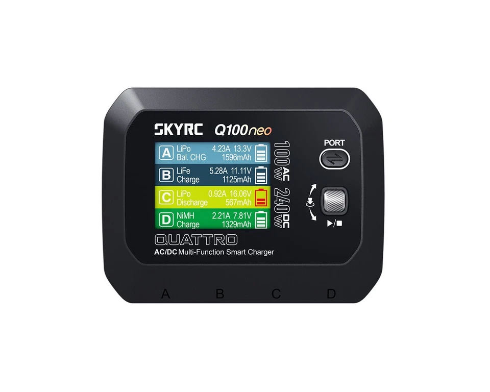SkyRC Q100 Neo Ladegerät LiPo 1-4s 6A 100W AC SK100223-01 - Bild 2 von 3