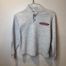 Kids Vintage Oshkosh Kabash Grey Waffle Knit Made In Us    