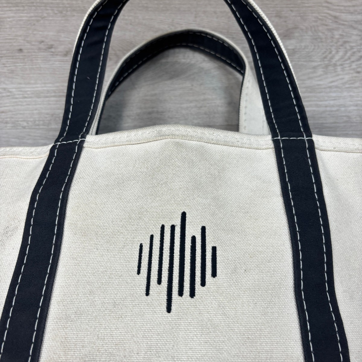 Vintage 90s LL Bean Boat and Tote Zip Top Mini Canvas Tote