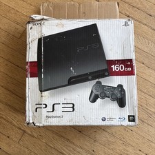 BOX ONLY NO CONSOLE - SONY PLAYSTATION 3 PS3 160GB SLIM Cardbord