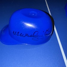 U.L. Washington Autographed Montreal Expos Ice Cream Helmet Signed AU