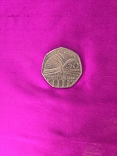 Rare GB Fifty Pence Coin 2000 Public Libraries 50p Free Postage
