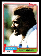 1981 Topps #71 Robert Newhouse Dallas Cowboys