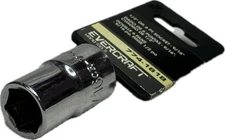 Evercraft 1/2" Dr. 6 Pt Socket - 9/16"    774-1618