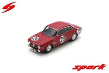 Spark Alfa Romeo Giulia Gta 1600 Team Autodelta Spa N 32 24h Spa 1966 Jean Pierre Gaban Pedro 1:43 100SPA09
