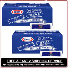 2 Pack - Kraft Mayo Real Mayonnaise Single Serve Packets, 0.44 Oz, 200    