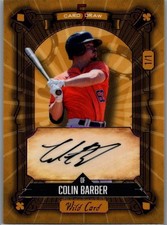 2024 Wild Card 5 Card Draw 1/1 Auto Purple Parallel Colin Barber 5CDC-CBA