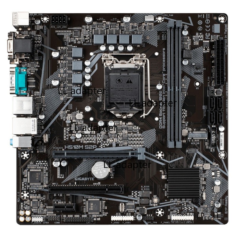 FOR GIGABYTE H510M S2P LGA1200 VGA+DVI-D 64GB DDR4 Micro ATX Motherboard Test OK